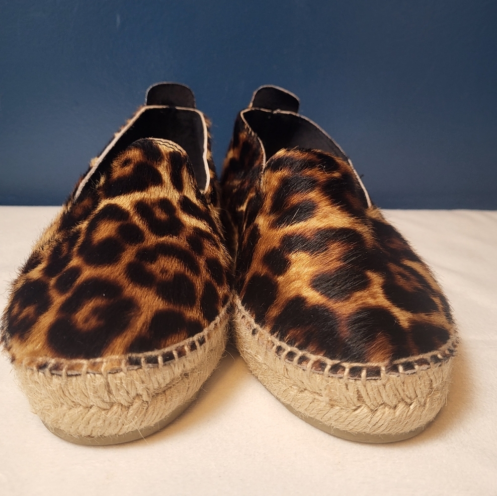 Leopard Print Espadrille Slip-Ons - Women - Picture 9 of 10